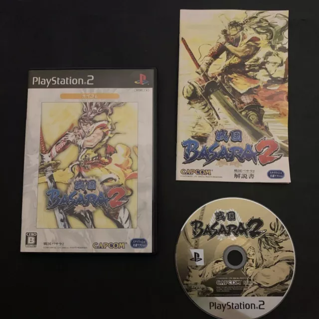 Sengoku Basara 2 - PS2 Playstation 2 NTSC-J Japan Capcom Game w Manual