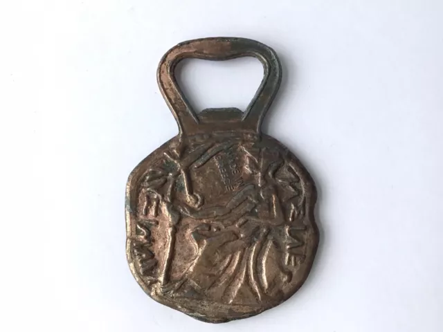 Décapsuleur Vintage Médaille Apollon Profil Grec Ouvre-Bouteille Bière Œnologie