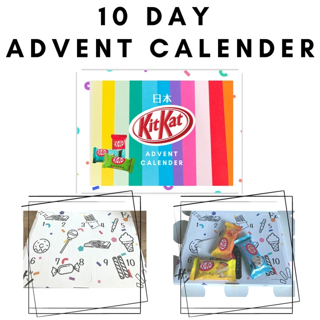 10 DAYS JAPANESE Chocolate Kit Kat Advent Calendar gift Christmas xmas