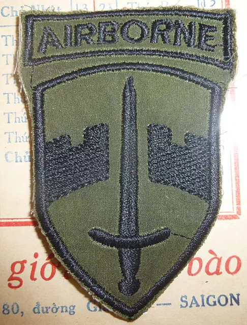 MACV-SOG - Subdued Airborne Patch - US MILITARY ASSISTANCE - Vietnam War - #.639