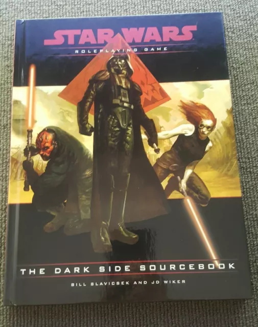 Star Wars: Roleplaying Game - The Dark Side Sourcebook by WOTC (Hardcover)