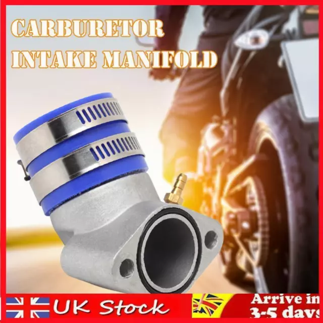 Aluminum Carburetor Frosted Intake Manifold Boot for GY6 150cc Engine Scooter