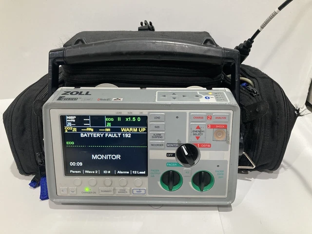Zoll E Series - Biphasic, 12-Lead ECG, SpO2, BP, CO2