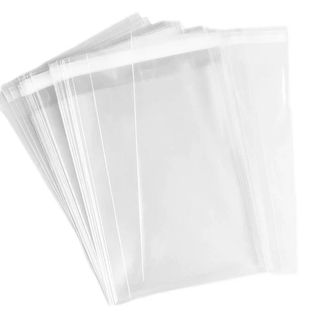 200 PCS 4 x 6 Inch Clear Cellophane Cello Bags,Thick 1.5-Mil Poly Bag-Fits 4X...