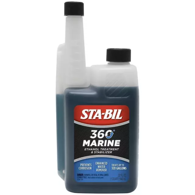 STA-BIL 360° Marine Ethanol Treatment & Fuel Stabilizer 32oz. Treats 320 Gallons