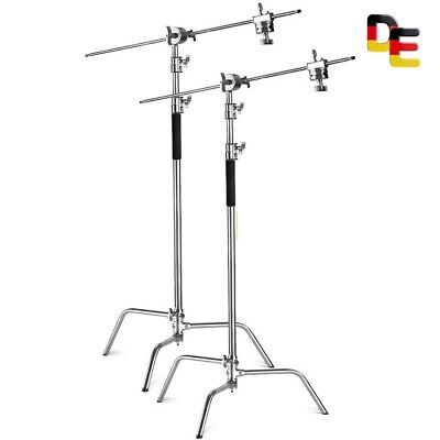 2-Pack Heavy Duty 3.3m C-stand with boom arm for APUTURE Godox sl-60w ad400pro 