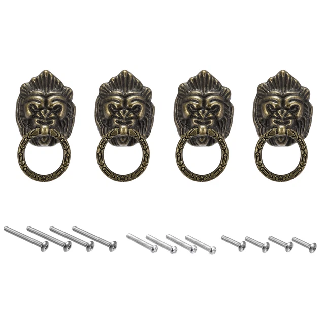 Drawer Knobs, 1.97" Dresser Handle Cupboard Pull for Furniture Part, 4Pcs Bronze