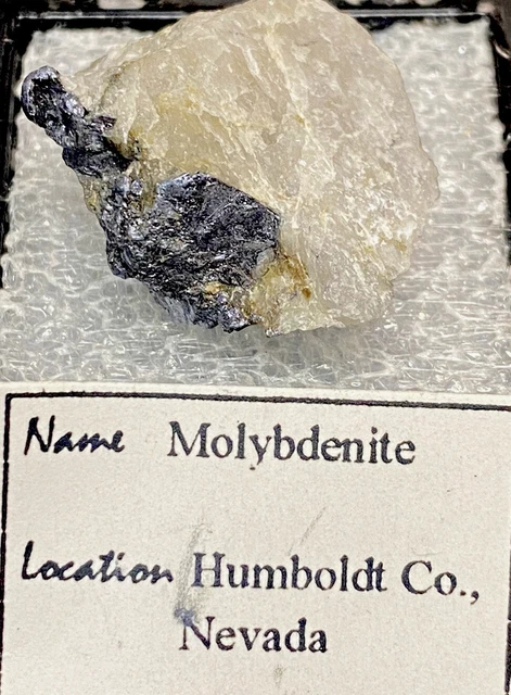 Molybdenite. Humboldt Co., Nevada. #116
