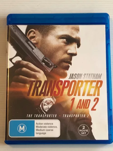 The Transporter 1 & 2 - 1 and 2 (Blu-ray Region B) 2 Discs - Jason Statham