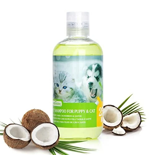 Nobleza Shampooing pour Chien Chiot, Shampooing Chien Peau Sensible, shampoing C