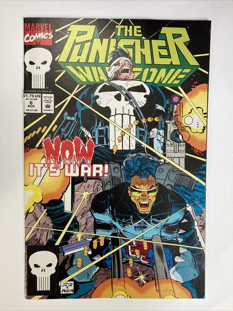 The Punisher War Zone #6 Comic Book MARVEL COMICS 1992 NOW IT’S WAR