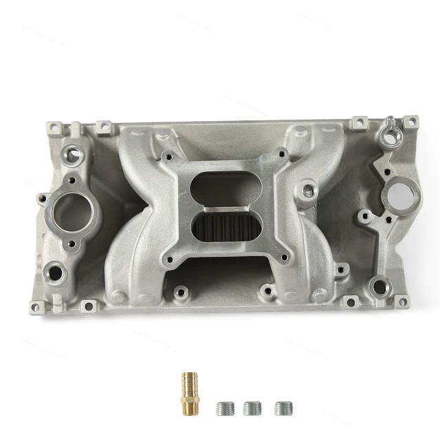 Intake Manifold For Small Block Chevy 350 1996-up SBC Vortec Air Gap Aluminum