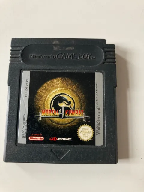 Jeu Nintendo Game Boy :  Mortal Kombat 4  EUU   G76
