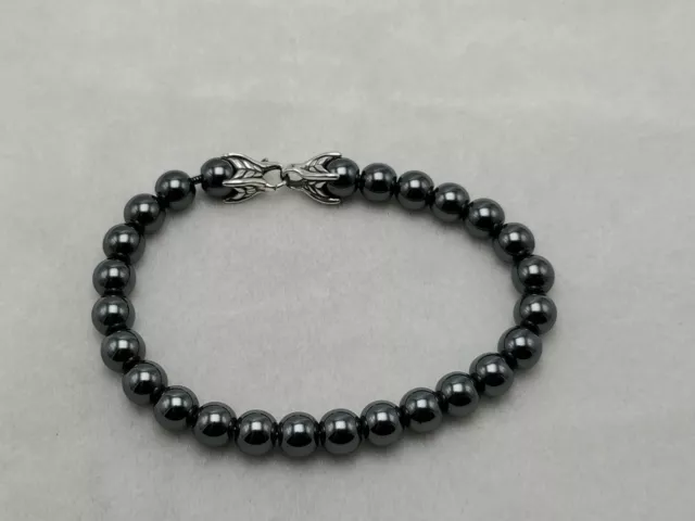 David Yurman Men's Spiritual Beads Bracelet with Black Onyx - 8.5 Inches
