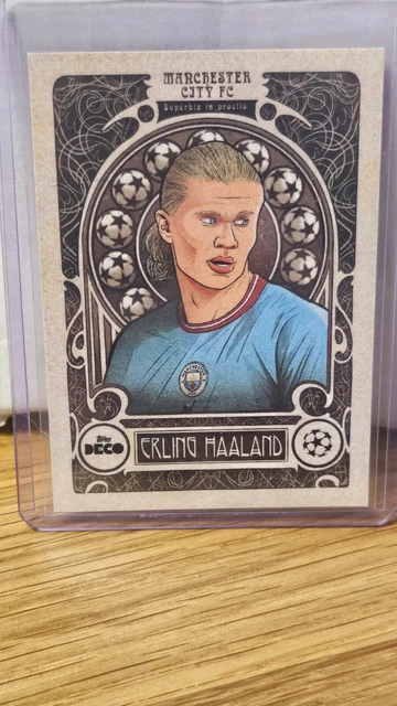 Carte à Collectionner Topps Erling Haaland 2022/23 - Parallèle Verte Numérotée /14 Rare