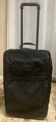 TUMi Alpha 2279D3 Black Rolling Luggage Expandable Suitcase Carry On Bag 22”