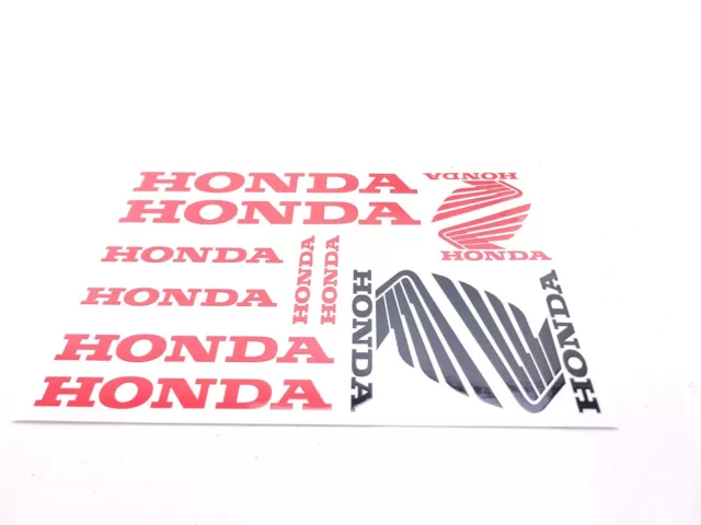 Honda CBR Aufkleber Set Aufkleberbogen Aufkleberset Sticker Stickerbogen Rot