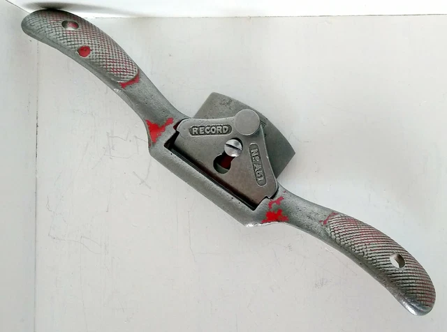 Vintage Record No. A51 Adjustable Flat Bottom Spoke Shave Hand Planer Xmas Gift