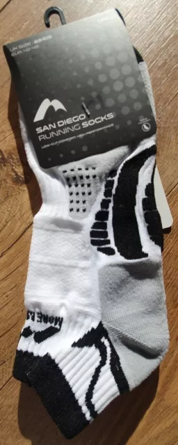 Pack of x2 pairs of More Mile San Diego running/trail running socks