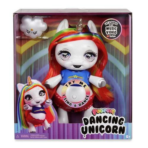 BIG POOPSIE UNICORN Dancing and Singing Doll Brushable Rainbow