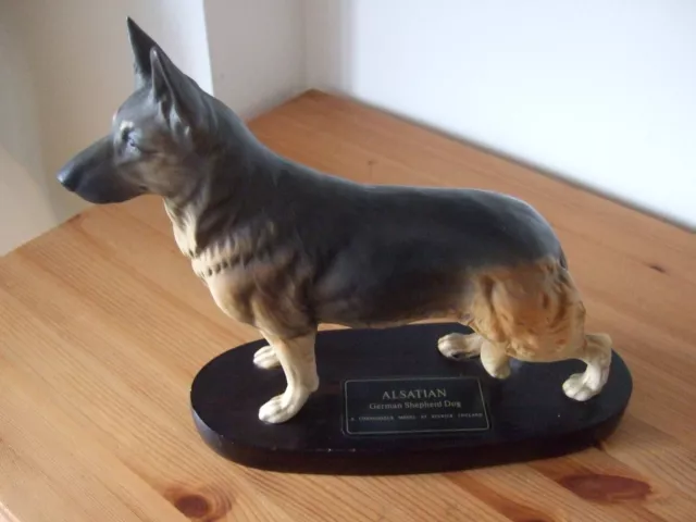 1980 Vintage Connoisseur Model By Beswick "Alsation German Shepherd Dog"