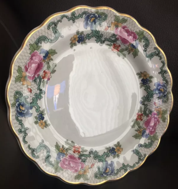 Antique English Booths Pottery "Floradora" 8"/20cm Plate In Excellent Condition