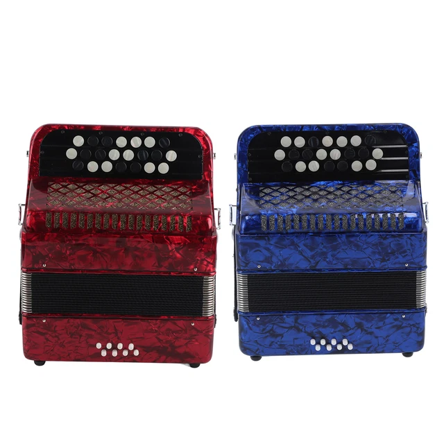 Accordian 22 Key 8 Bass Professional Button Reed Instrument Kit For Beginner