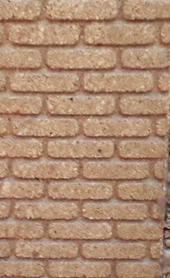 1 pannello sughero 33x50 cm 1cm di qualita mattoni liscio muro per presepe crib 