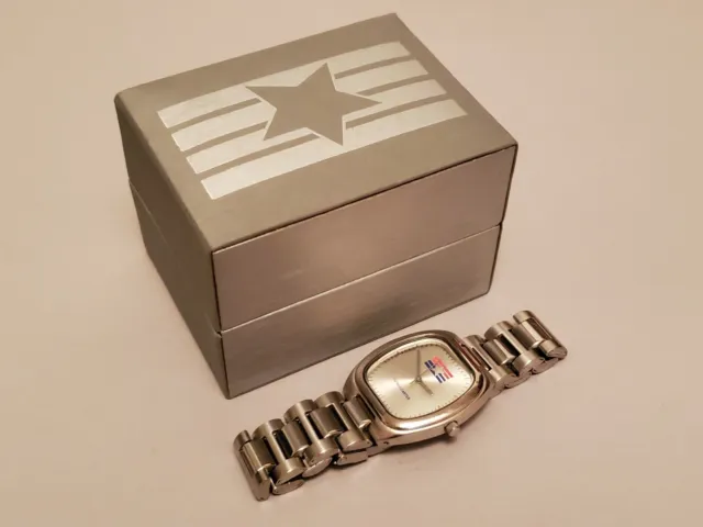 Thomas Carter Mens Watch Staineless Steel Bracelet Analog Dial + Original Box ⌚️