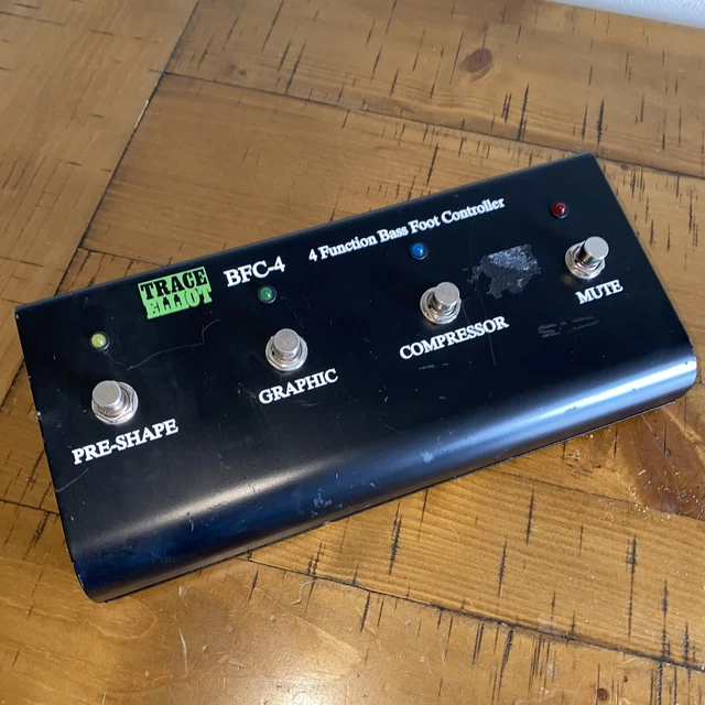 Trace Elliot BFC-4 4-Wege Fußschalter Controller Gitarren-Effektpedal Arbeiten
