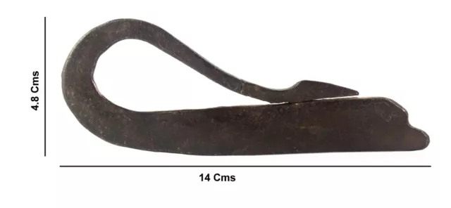 Wrought Iron Primitive Fire Starter Carbon Steel Flint Blacksmith Tool G19-108