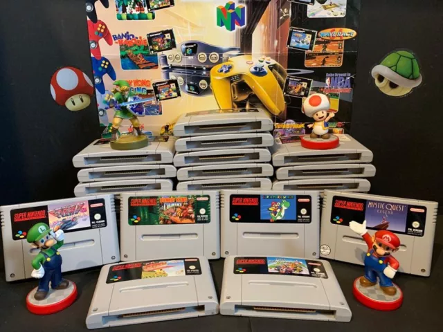 Super Nintendo || Die Besten Spiele || Mario, Zelda, Donkey Kong Etc || Retro ||