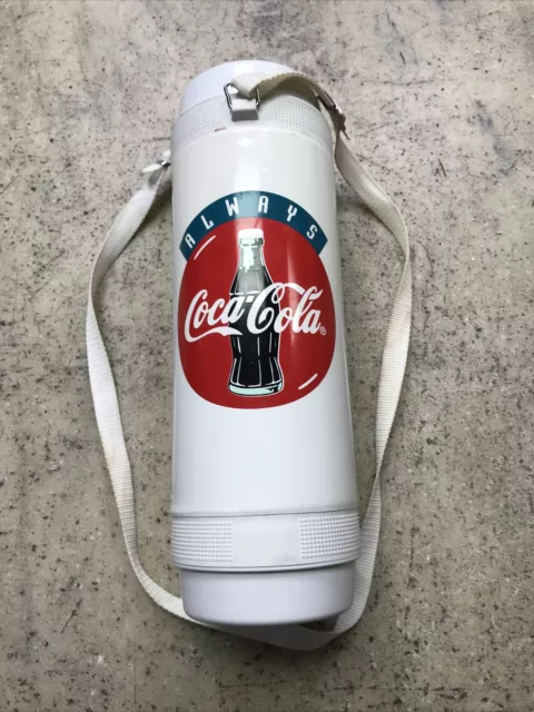 VTG 90's Tiger Brand Beverage Thermos Bottle Always Coca Cola Coke Mikasa Japan