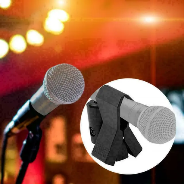Flexibles Mikrofon Mikro Ständer Zubehör Kunststoff Klemme Clip W9W4 Halter T3R1 X5Q1