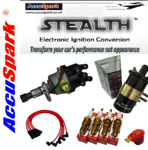 Cables De Bujía HT De Silicona Con Núcleo De Carbono Para Ford Capri 2.0 - AccuSpark, Tipo 3 Rojo