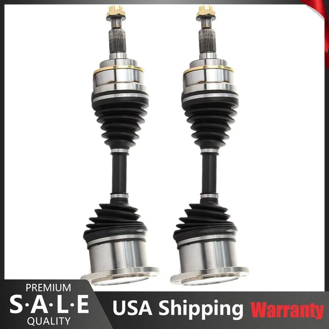 Front Left Right Pair CV Axle Shaft For 2000-2012 GMC Yukon XL 2500 SLE SLT