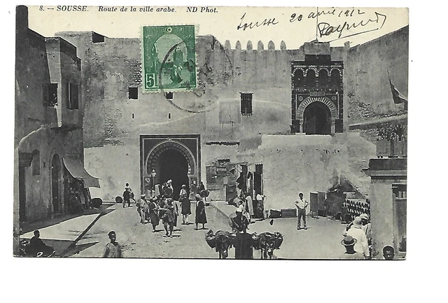 TUNISIE SOUSSE Route De La Ville Arabe EUR 2,00 PicClick FR