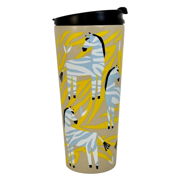 Starbucks Zebra Safari Stainless Steel Tumbler Mug Cup 16 oz
