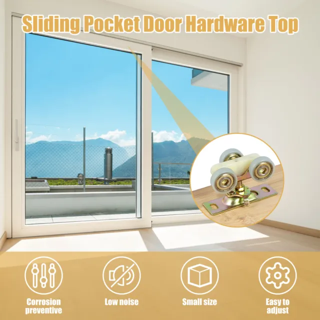 Sliding Pocket Door Roller Assembly Compatible with 1500/100pd Series Door heitf