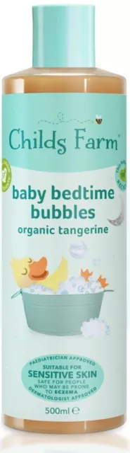 Child’s Farm Baby Bedtime Bubbles Organic Tangerine 500ml