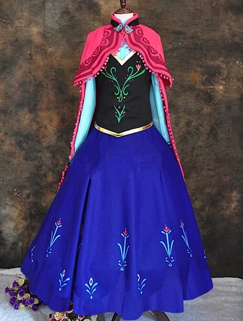 FROZEN VESTITO CARNEVALE Anna Donna Dress up Anna Woman Costume