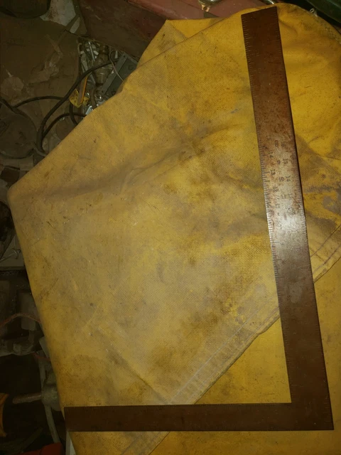 Vintage Stanley Framing Square ~ 500C ~ Copper Plated Steel ~ 16" X 24"