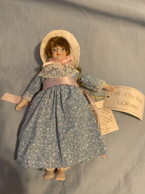 GIFT WORLD OF Gorham Porcelain Doll Of The Month October China