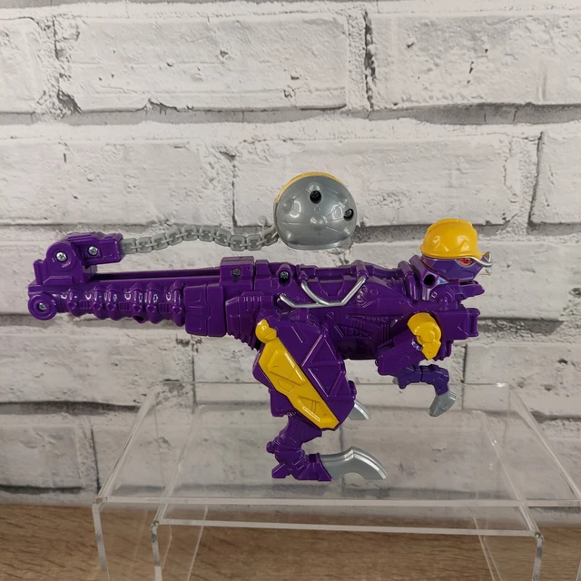 POWER RANGERS DINO Charge Pachy Zord Pachycephalosaurus Figure Purple