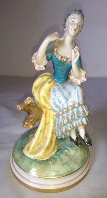 Trio de Baigneuses – Porcelaines Françaises Art Déco (Années 1920) – Rosa Maïtea