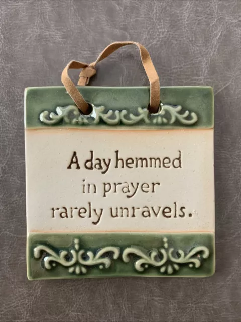 Stoneware Inspirational Wall Plaques - As For Me And My House We Will Serve
