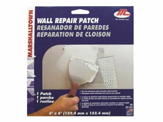 Marshalltown - M28393 Drywall Patches 152.4mmÂ² (Pack 12)