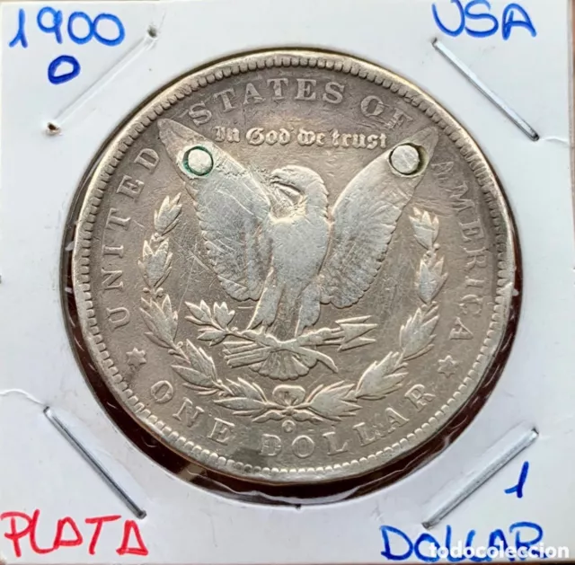 Moneda PLATA USA 1 Dolar 1900-O.  MORGAN EEUU  Estados Unidos Dollar 2