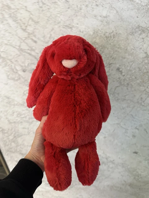 JELLYCAT BASHFUL LUXE Bunny Scarlett - RARE NEW with tags £46.95 ...