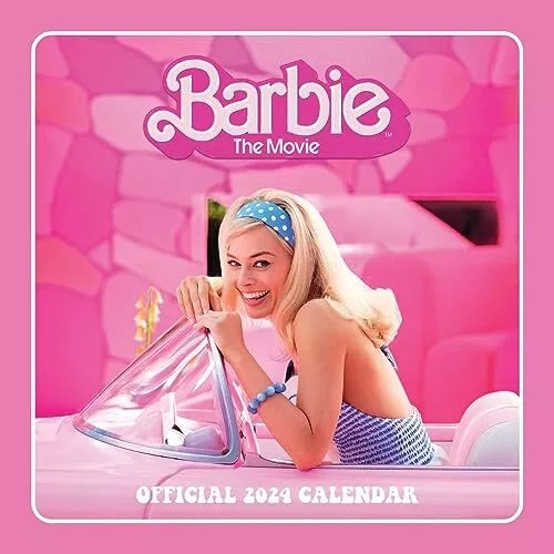 Barbie 2024 Kalender, Monat Bis View Quadratisch Wand Offiziell Produkt: Orig.